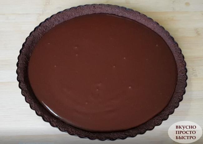 Process of preparation of chocolate dessert