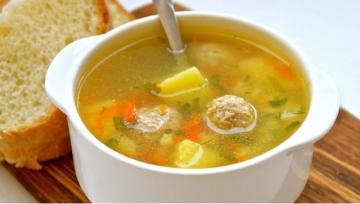 The most delicious soup with meatballs. Simple and fast!