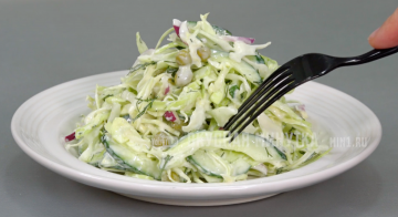 What do I do to prevent cucumbers from "flowing" in the salad (my salads always look appetizing on the festive table)