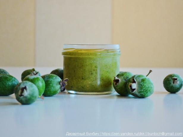 Here is a jam feijoa I did. Scroll sideways to see more images