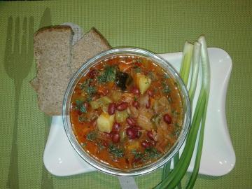 Vegetable soup with beans. This is a very tasty recipe with photos 🤤 here 👇