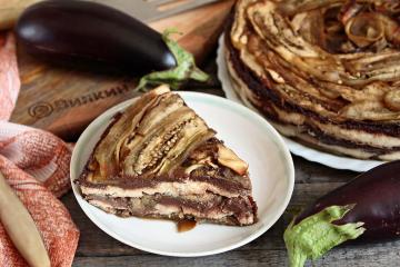 Eggplant diet cake