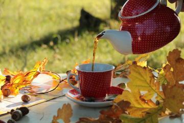 Maybe some tea? Cooking autumn tea for health and mood