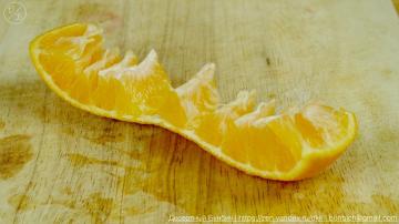 How to cut mandarin, that it looked nice on the New Year's table. I share an unusual way