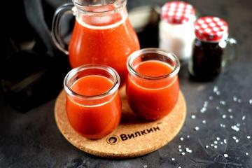 Tomato juice from tomato paste