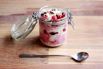 Lazy porridge in the pot