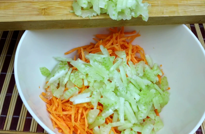 Celery for salad