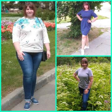 The menu, which I'm losing weight. My result is minus 47 kg. My goal