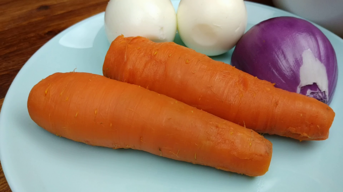 boiled carrots in 5 minutes