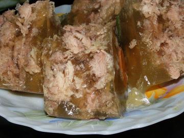 Aspic for the winter in the banks. My recipe without gelatin