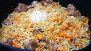 Rice with meat "Not pilaf"