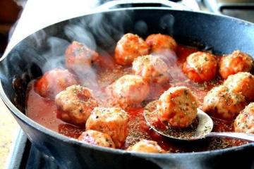 Why should you skip meatballs in tomato sauce?