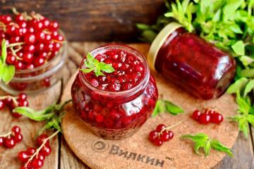 Red currant jam for the winter
