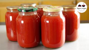Tomato juice for the winter: long ago abandoned other recipes