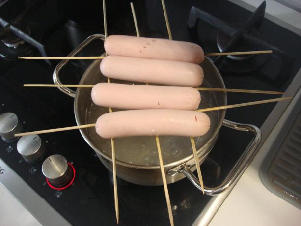 Picture taken by the author (put sausages)