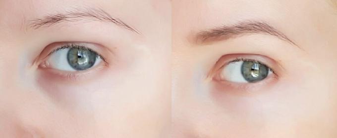 Photos from SmiKorina for Yandex Zen. At close range it is seen that the eyebrows are drawn, but a meter eyebrows look natural. In the photo they look a little brighter than in reality.
