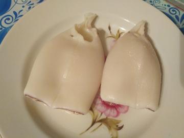 Stuffed squid for slimming