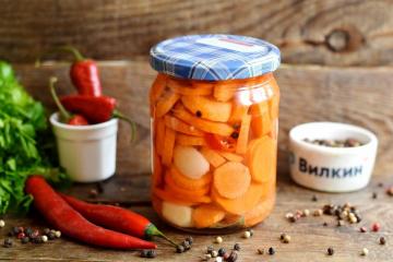 Pickled carrots for the winter