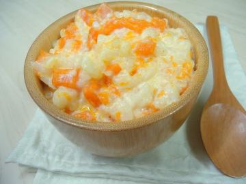 How to cook pumpkin porridge of rice milk?