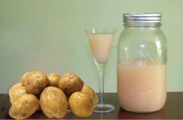 Treatment of potato juice: what and how to apply