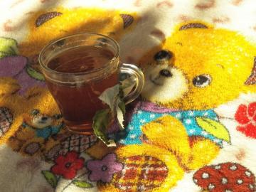 Krovorazzhizhayuschy and silopribavlyayuschy "Bear tea"