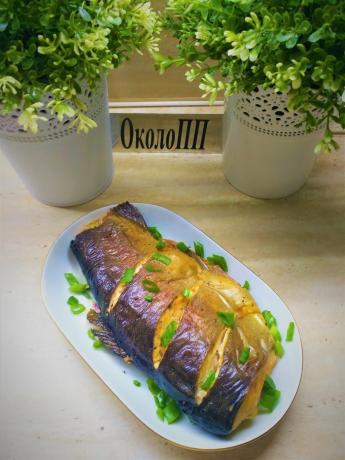 Trout, baked in the oven for a simple, tasty, fast.