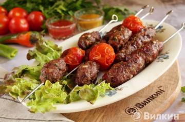 Minced shish kebab at home