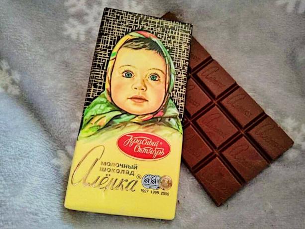 Modern design chocolate Alenka