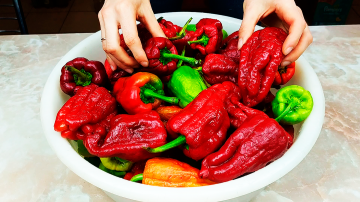 Our favorite peppers for the winter: no matter how much I cook