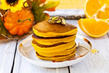 Amazing lush pancakes or pumpkin PAKEYKI