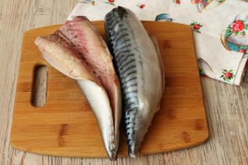 My most "ancient" recipe for salted mackerel: there are other recipes, but this is still the favorite