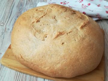 Delicious homemade bread flavored with kefir