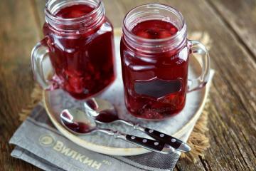 Frozen berry compote