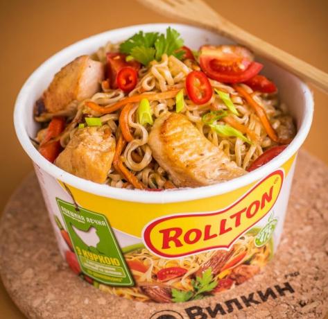 This is what the noodles should look like, according to the advertisement (reality at the end of the article)