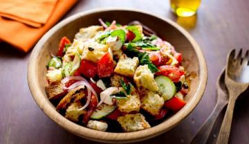Italian salad "panzanella". Highly recommend!