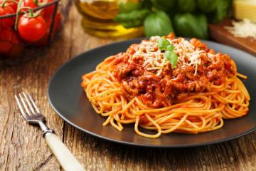 Spaghetti bolognese". Tastier than the restaurant!
